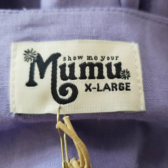 SMYM Moby Tie Maxi Midi Dress Lilac XL - Picture 7 of 9